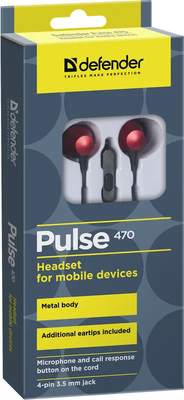 Defender - Гарнітура для мабільных прылад Pulse 470