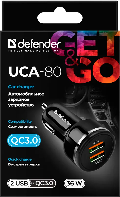 Defender - Аўтамабільная зарадная прылада UCA-80