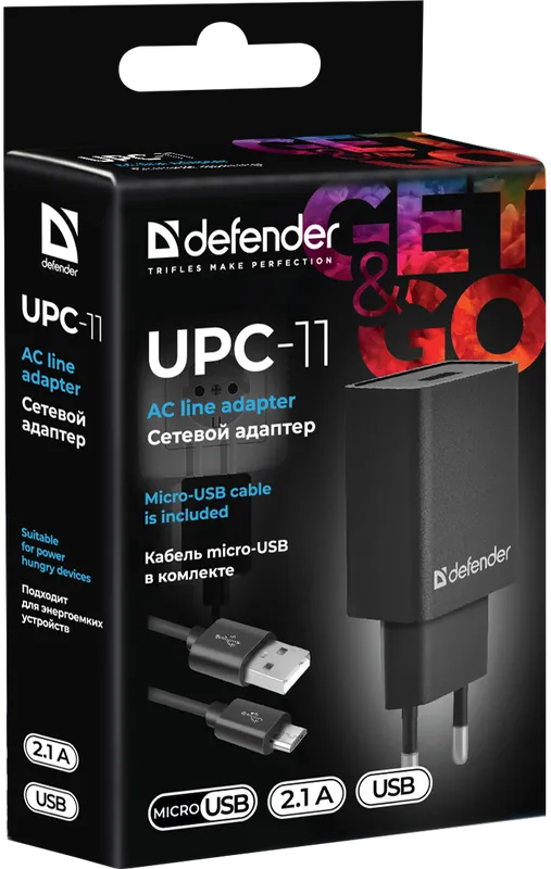 Defender - Сеткавы адаптар пераменнага току UPC-11