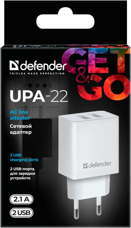 Defender - Сеткавы адаптар пераменнага току UPA-22