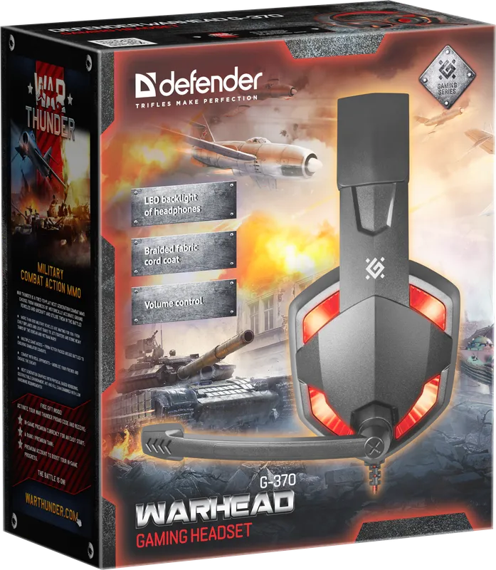 Defender - Гульнявая гарнітура Warhead G-370