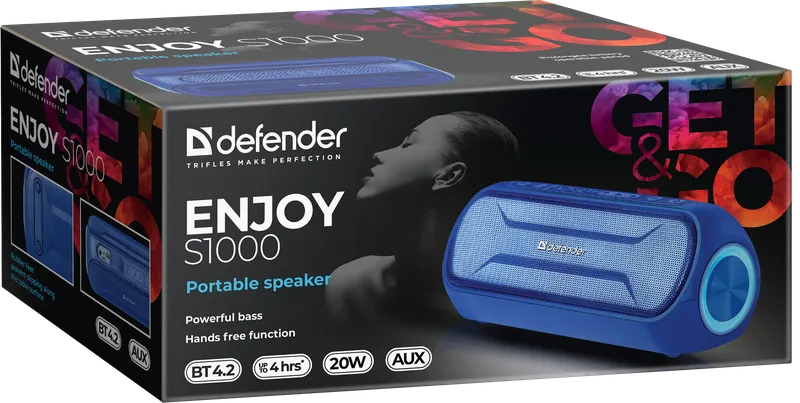 Defender - Партатыўная калонка Enjoy S1000