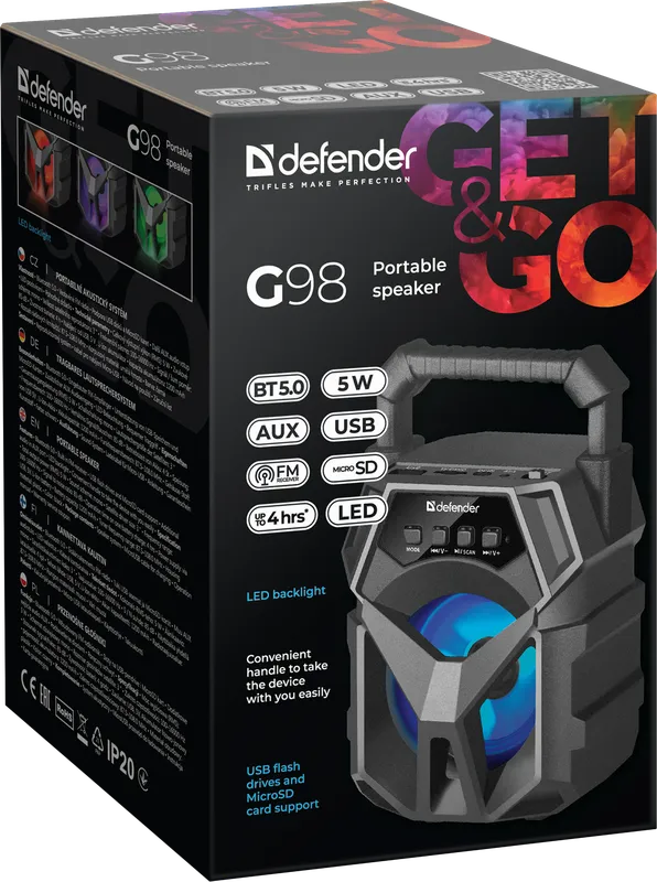 Defender - Партатыўная калонка G98