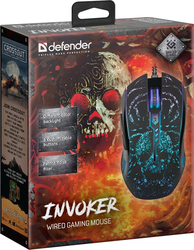 Defender - Правадная гульнявая мыш InvokerGM-947