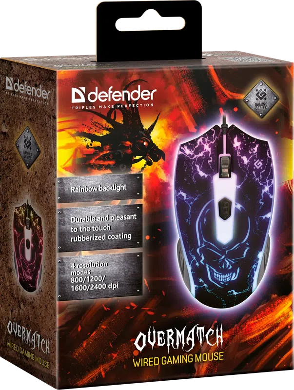 Defender - Правадная гульнявая мыш Overmatch GM-069