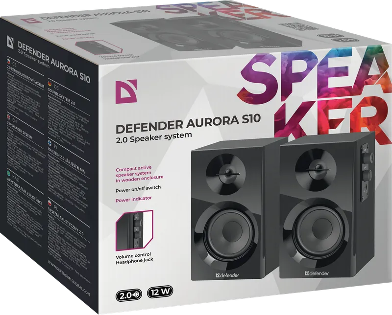 Defender - Акустычная сістэма 2.0 Aurora S10