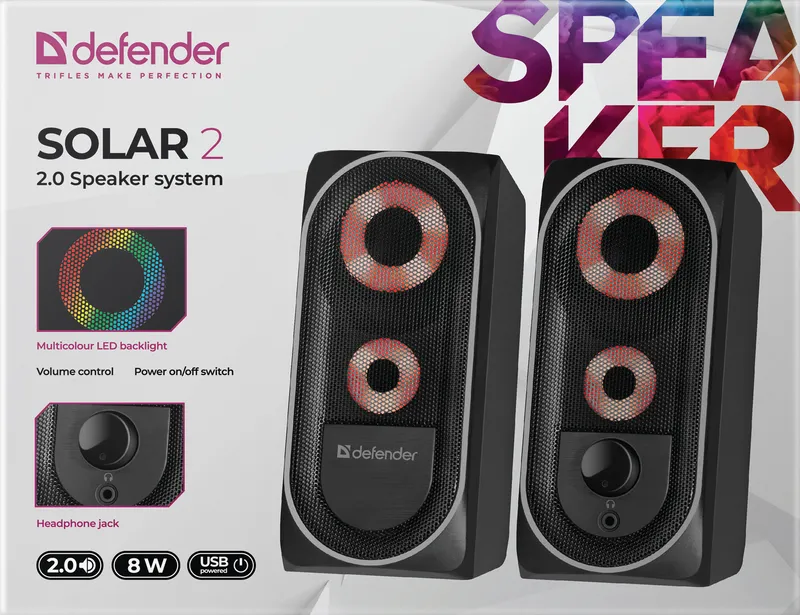 Defender - Акустычная сістэма 2.0 Solar 2