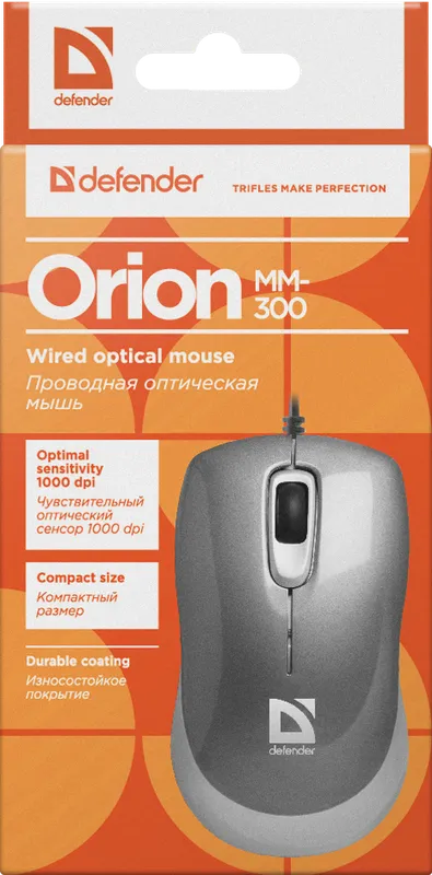 Defender - Правадная аптычная мыш Orion MM-300
