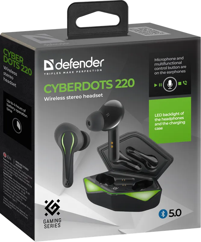 Defender - Бесправадная стэрэагарнітура CyberDots 220
