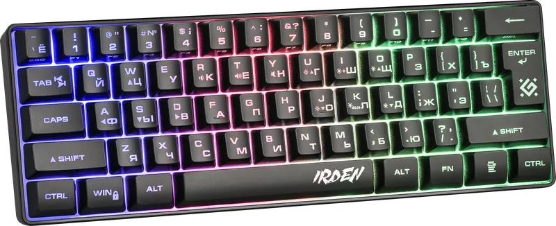 Defender - Бесправадная клавіятура Irden GK-215