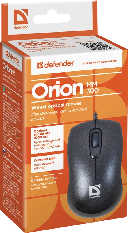 Defender - Правадная аптычная мыш Orion MM-300