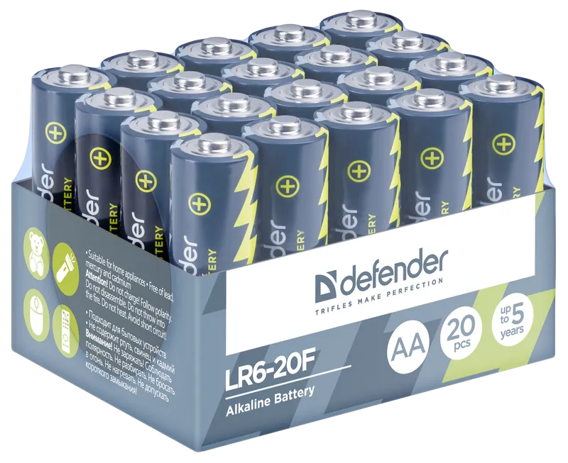 Defender - Шчолачная батарэя LR6-20F