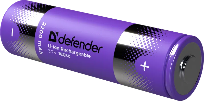 Defender - Rechargeable battery 18650-1BL 2200 mAh