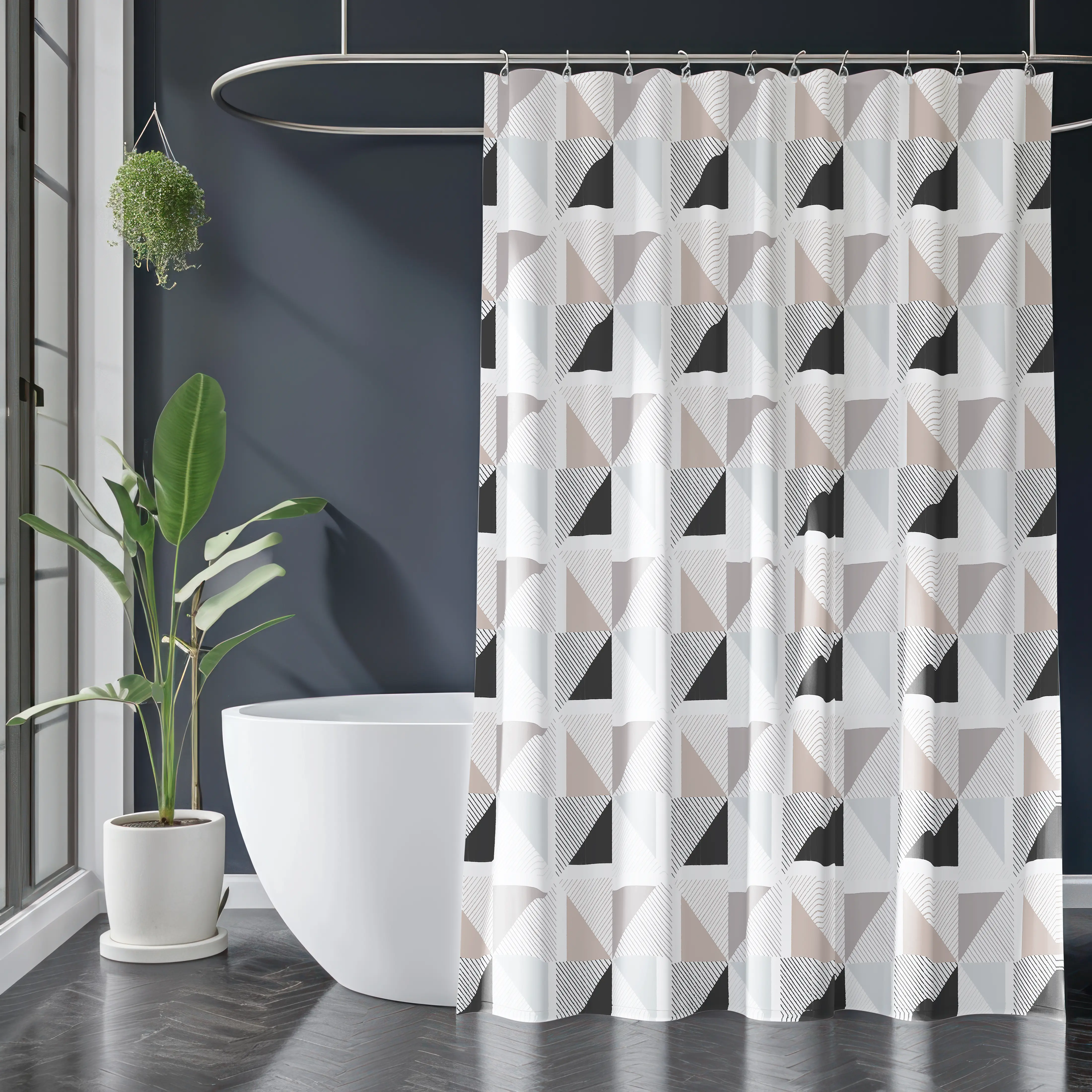 Defender - Shower curtain Geometry Eco-05