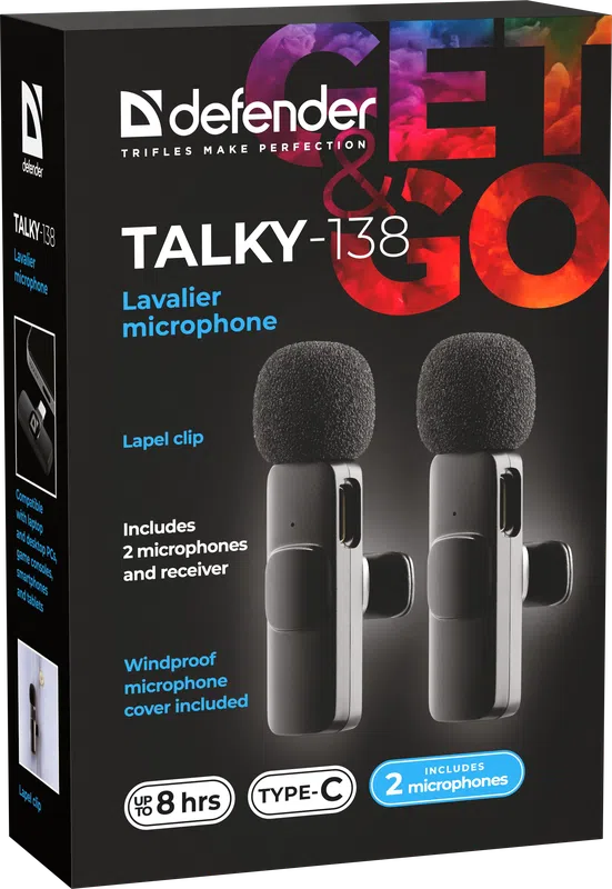 Defender - Lavalier microphone Talky-138