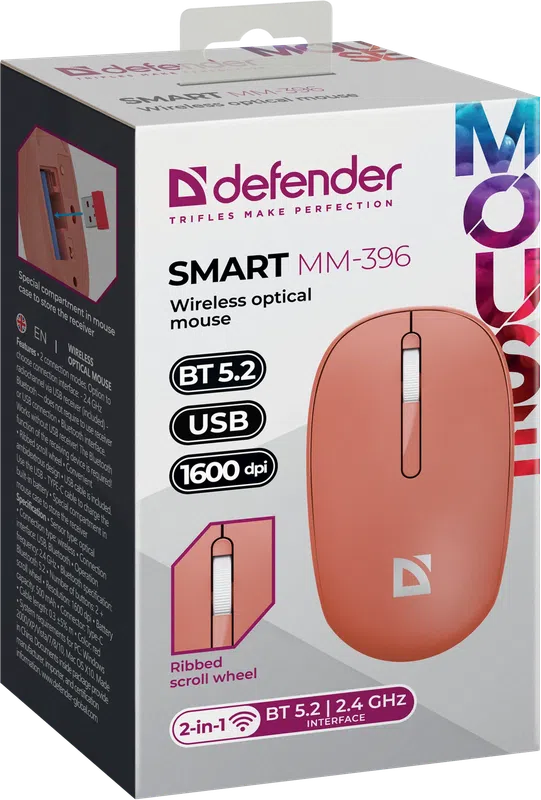 Defender - Бесправадная аптычная мыш Smart MM-396