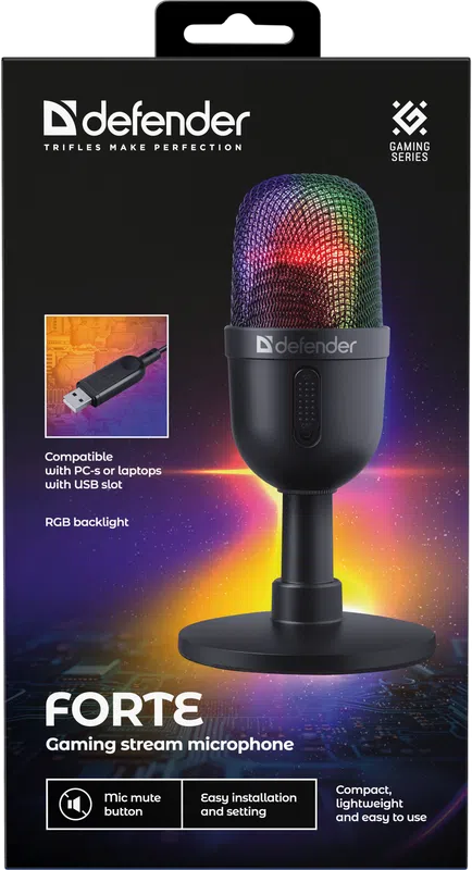 Defender - Gaming stream microphone Forte GMC 350