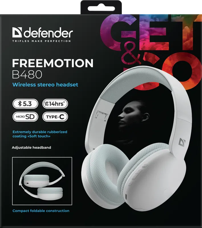 Defender - Бесправадная гарнітура FreeMotion B480