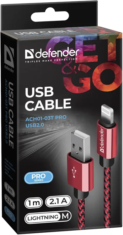 Defender - USB-кабель ACH01-03T PRO USB2.0