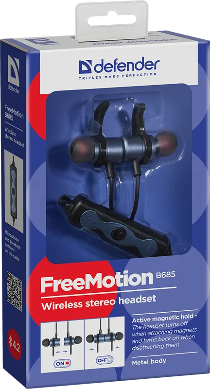 Defender - Бесправадная гарнітура FreeMotion B685