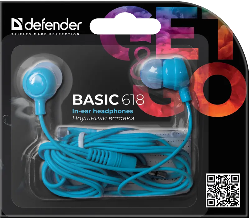 Defender - Слухаўкі стэрэа Basic 618