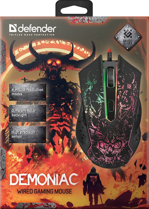 Defender - Правадная гульнявая мыш Demoniac GM-540L