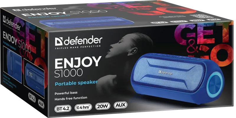 Defender - Партатыўная акустычная сістэма Enjoy S1000