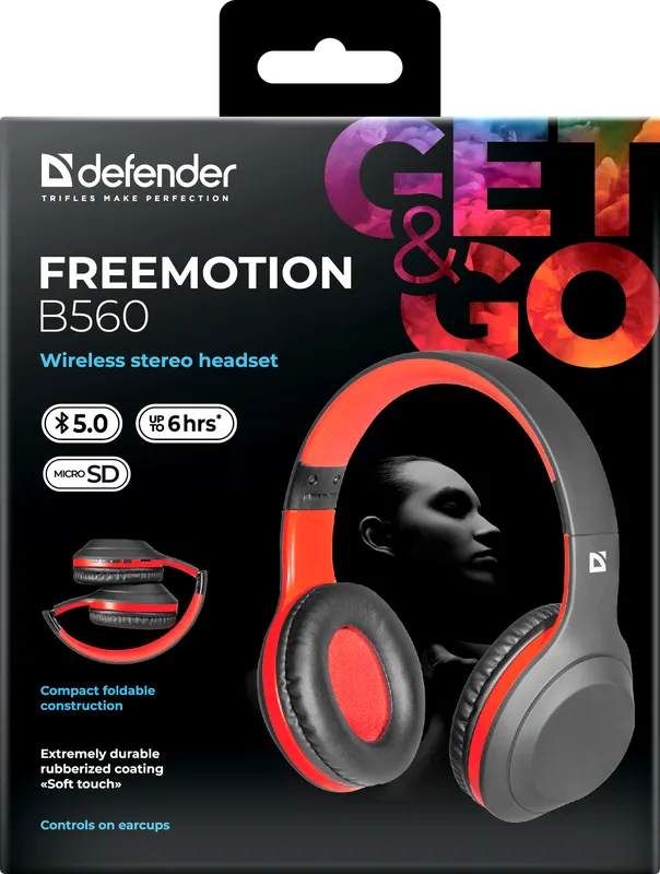 Defender - Бесправадная гарнітура FreeMotion B560