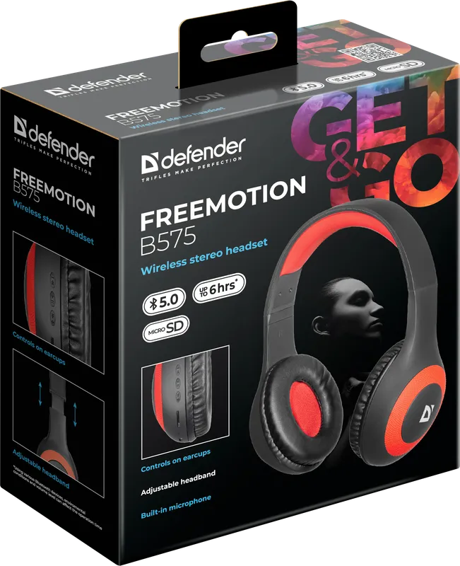 Defender - Бесправадная гарнітура FreeMotion B575