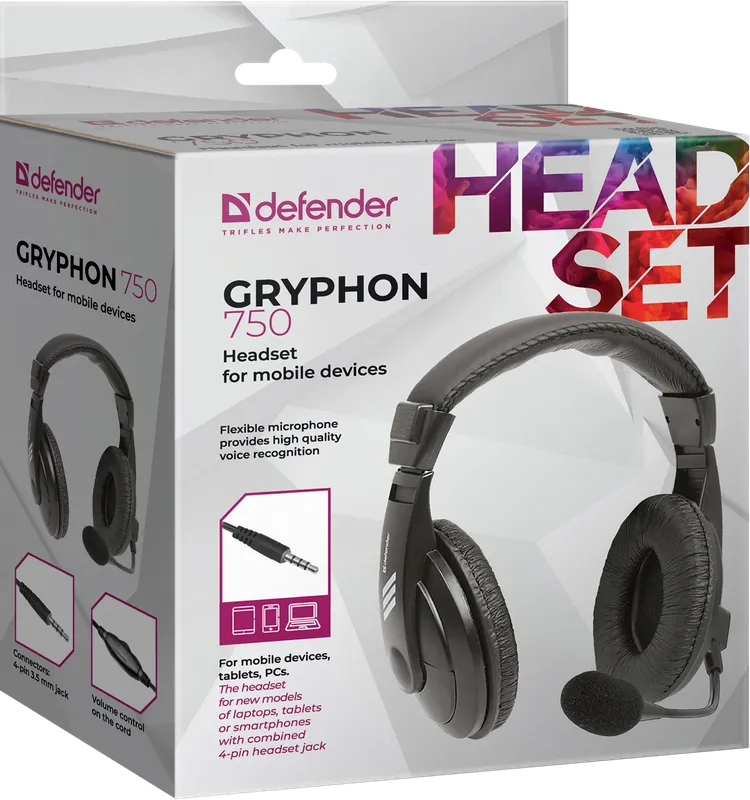 Defender - Гарнітура для смартфонаў Gryphon 750