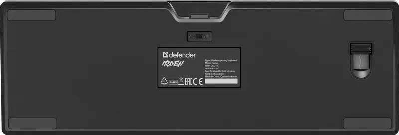 Defender - Бесправадная клавіятура Irden GK-215