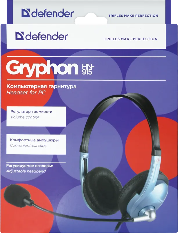 Defender - Гарнітура для ПК Gryphon HN-915