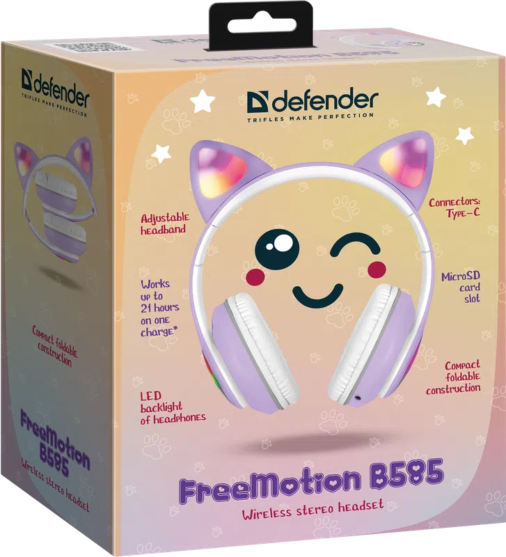 Defender - Бесправадная гарнітура FreeMotion B585