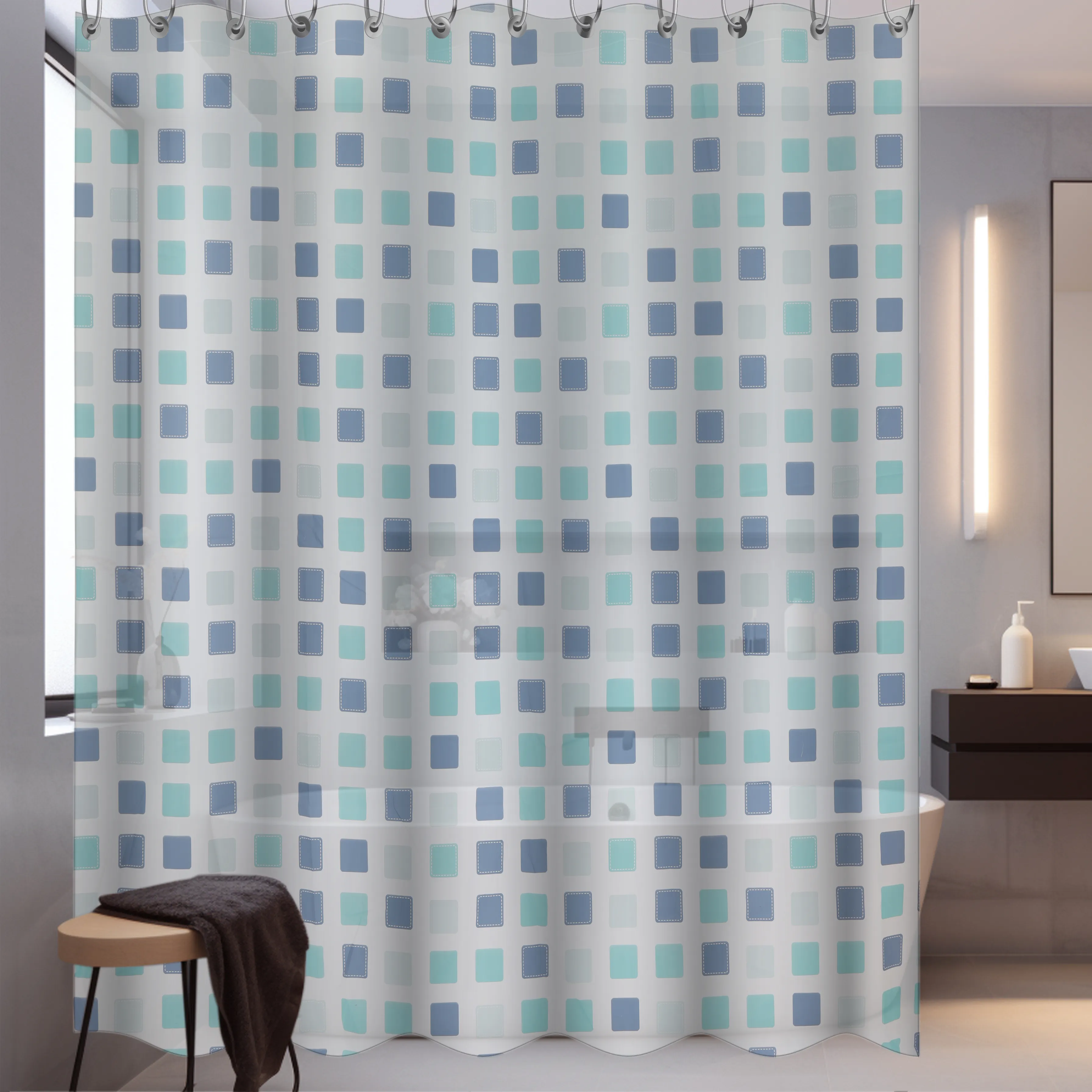 Defender - Shower curtain Geometry Eco-02