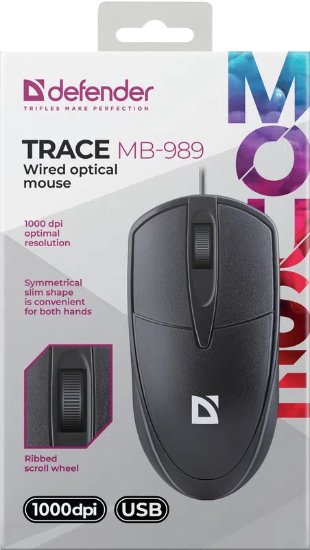 Defender - Правадная аптычная мыш Trace MB-989