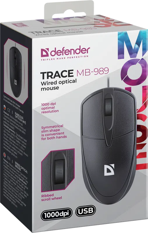 Defender - Правадная аптычная мыш Trace MB-989