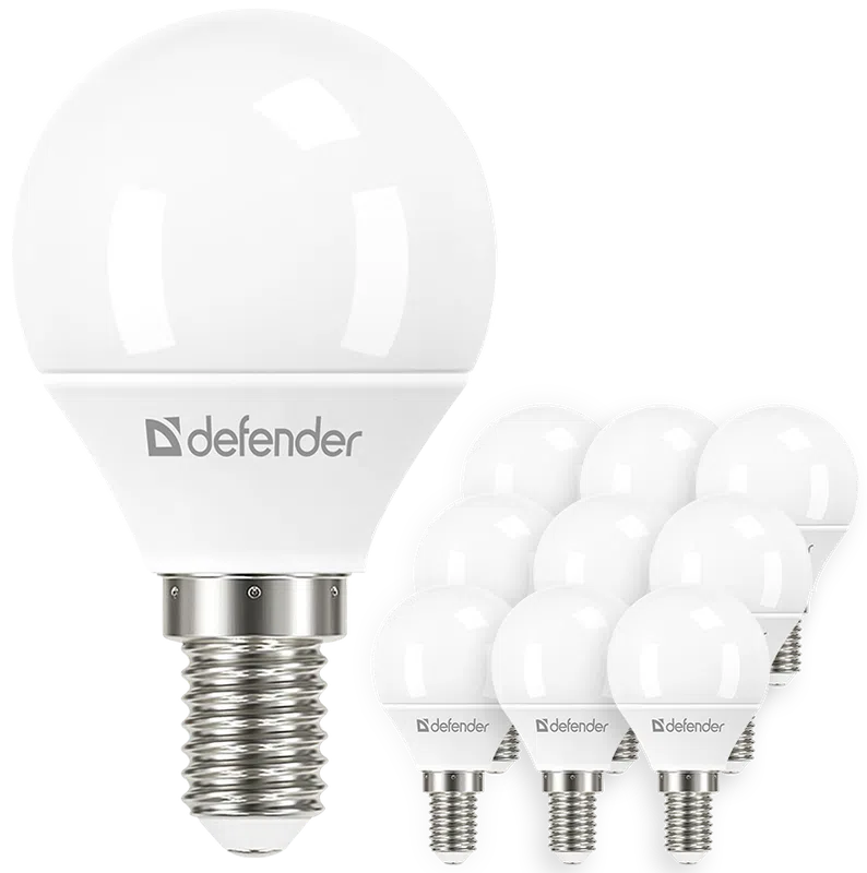 Defender - LED Light bulbs P45-8W-830-E14 10pack