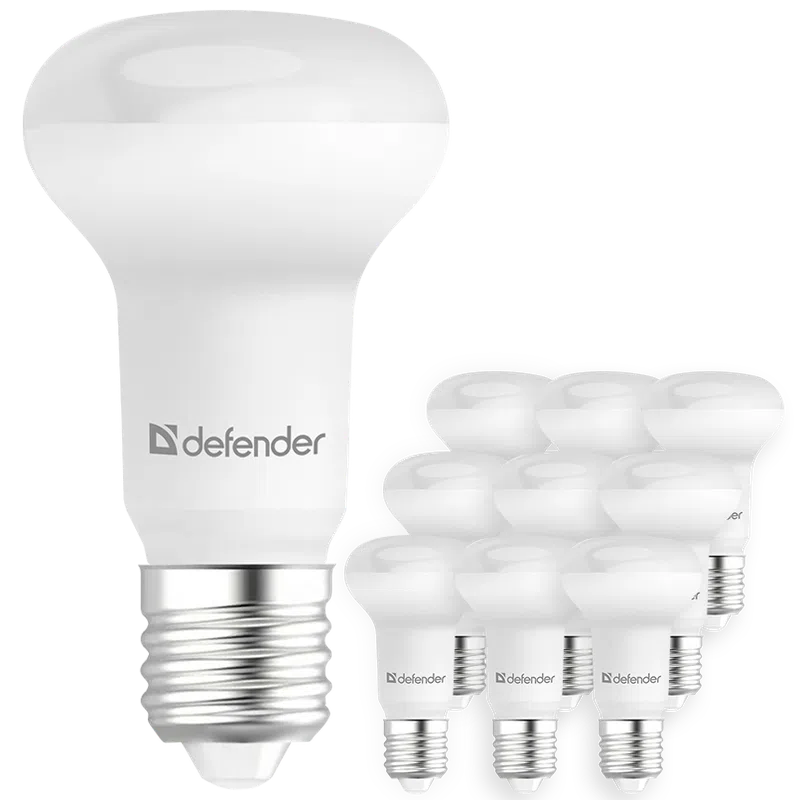 Defender - LED Light bulbs R63-8W-830-E27 10pack