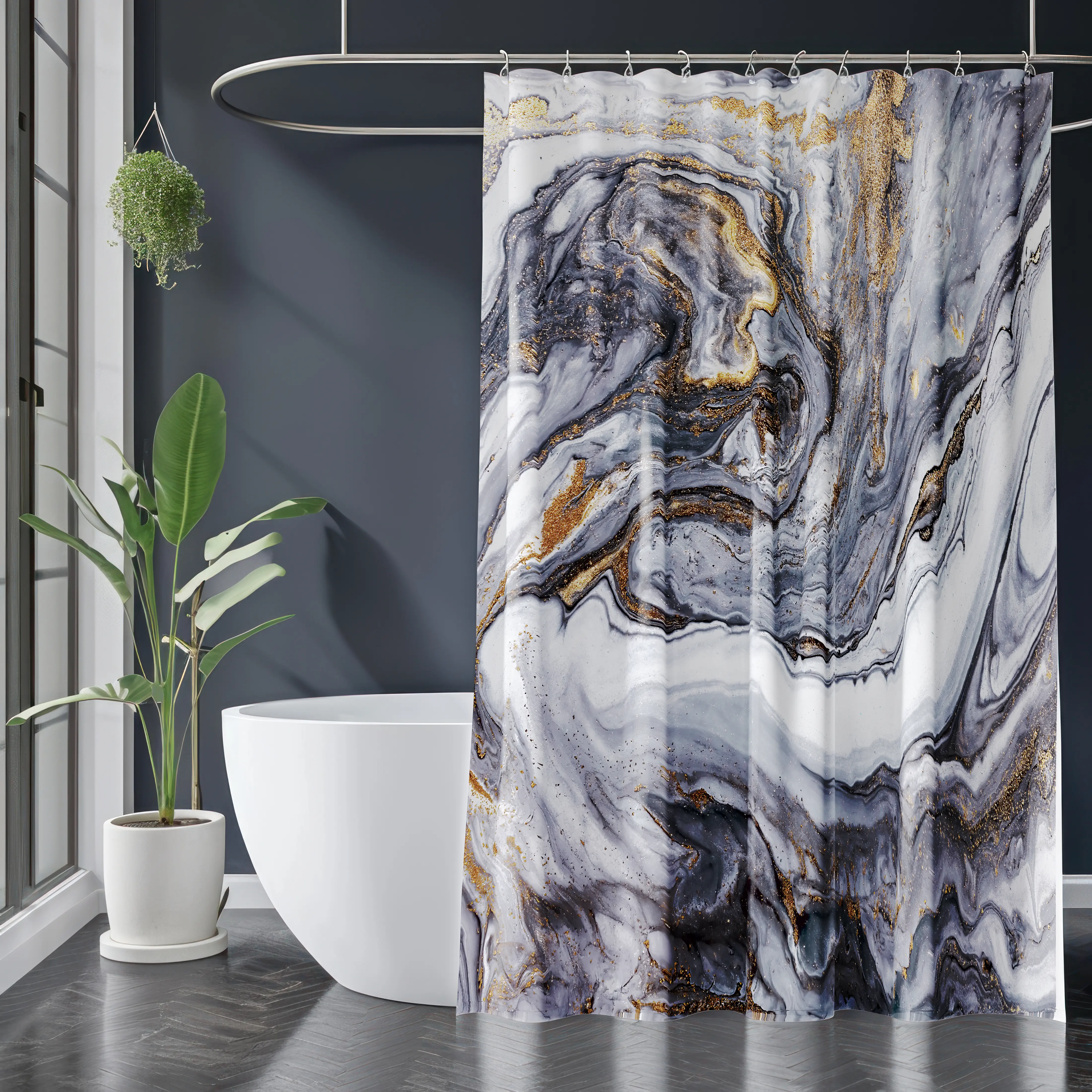 Defender - Shower curtain Brezza L-02