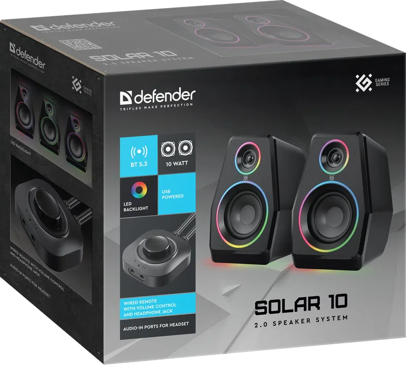 Defender - Акустычная 2.0 сістэма Solar 10