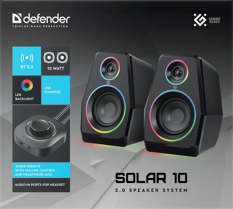 Defender - Акустычная 2.0 сістэма Solar 10