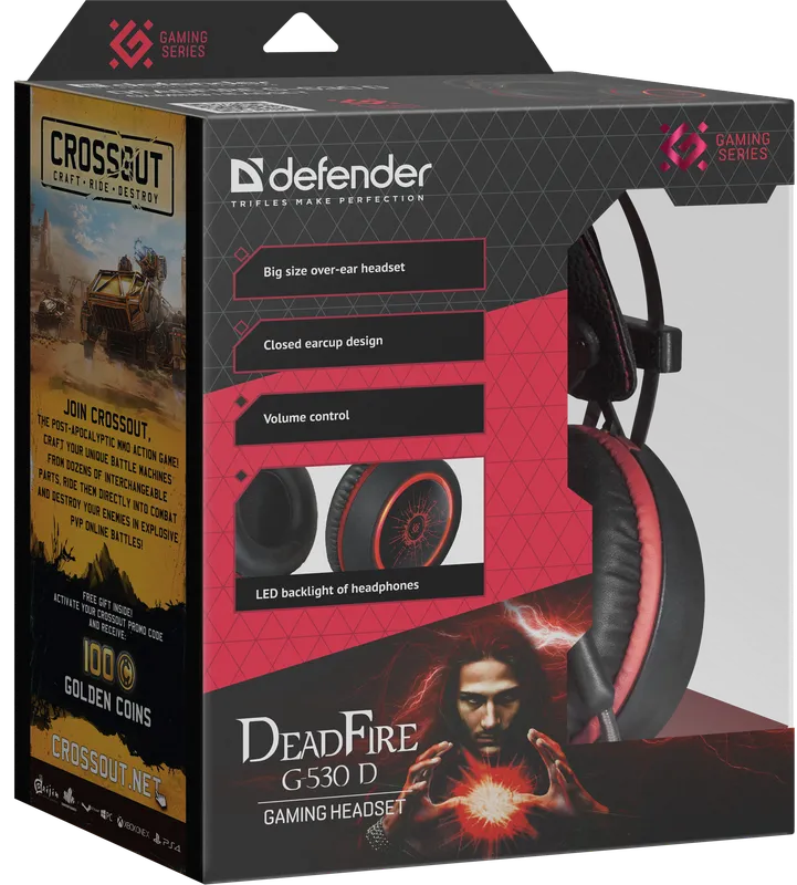 Defender - Гульнявая гарнітура  DeadFire G-530D