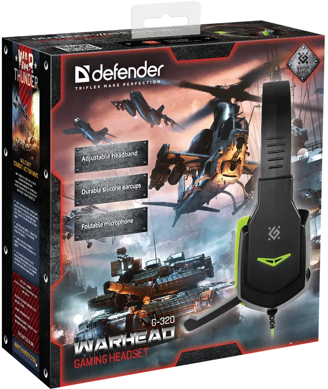 Defender - Гульнявая гарнітура  Warhead G-320