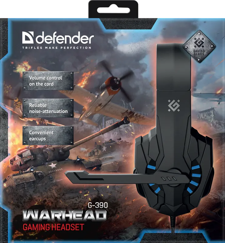 Defender - Гульнявая гарнітура  Warhead G-390