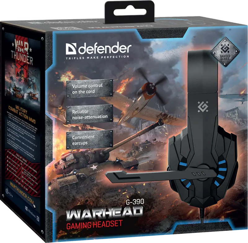 Defender - Гульнявая гарнітура  Warhead G-390