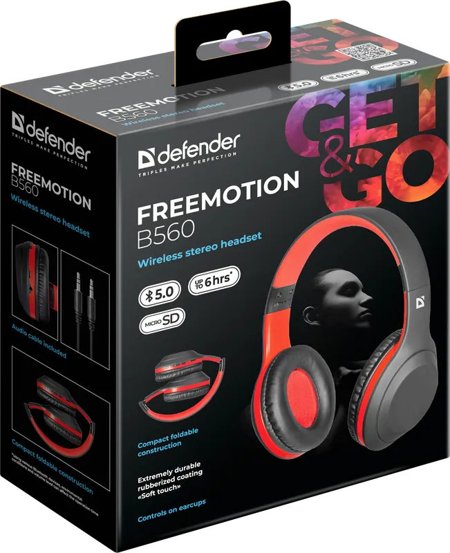 Defender - Бесправадная гарнітура FreeMotion B560