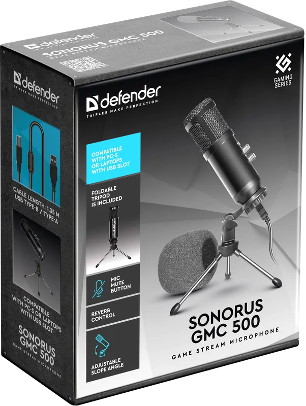 Defender - Gaming stream microphone Sonorus GMC 500