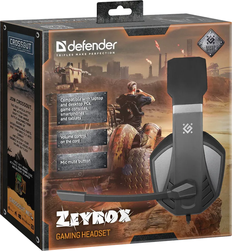 Defender - Гульнявая гарнітура  Zeyrox