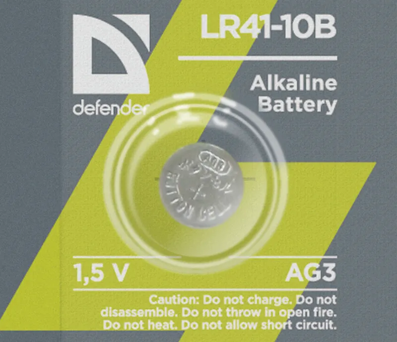 Defender - Батарэйка алкалінавая LR41-10B